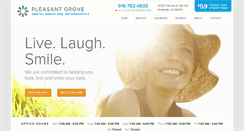 Desktop Screenshot of pleasantgrovedentalgroup.com